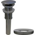 Razoredge Vessel Sink Pop Up Drain  Mounting Ring Brushed Nickel RA427174